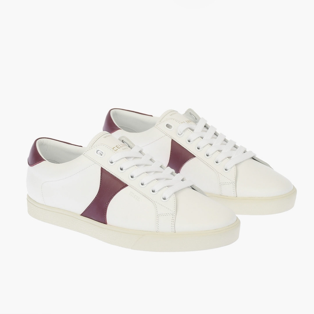 CELINE Leather Triomphe Sneakers